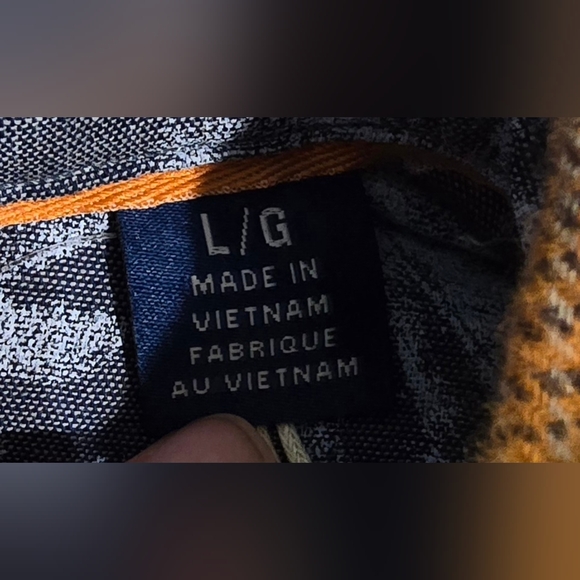 Tommy Bahama Canyon Beach Button Down Flannel Size Large - Picture 5 of 8